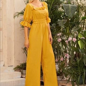 Yellow jumpsuit